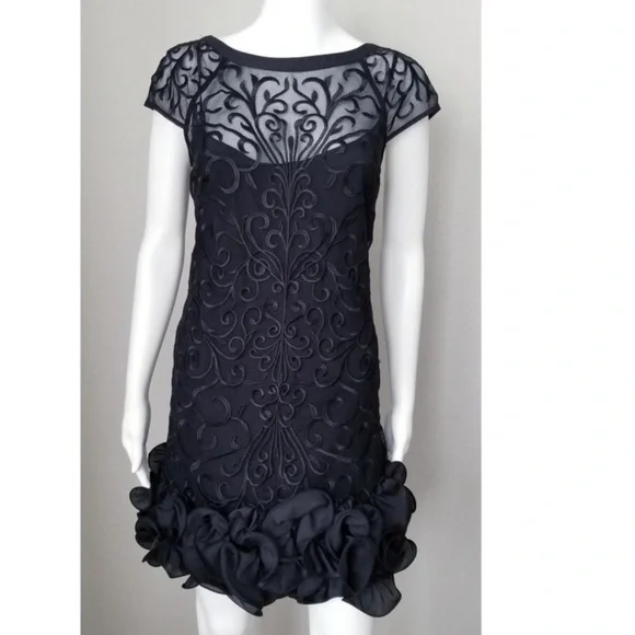 Guess Dress Cocktail Mini Black Dress embellished - Picture 6 of 10